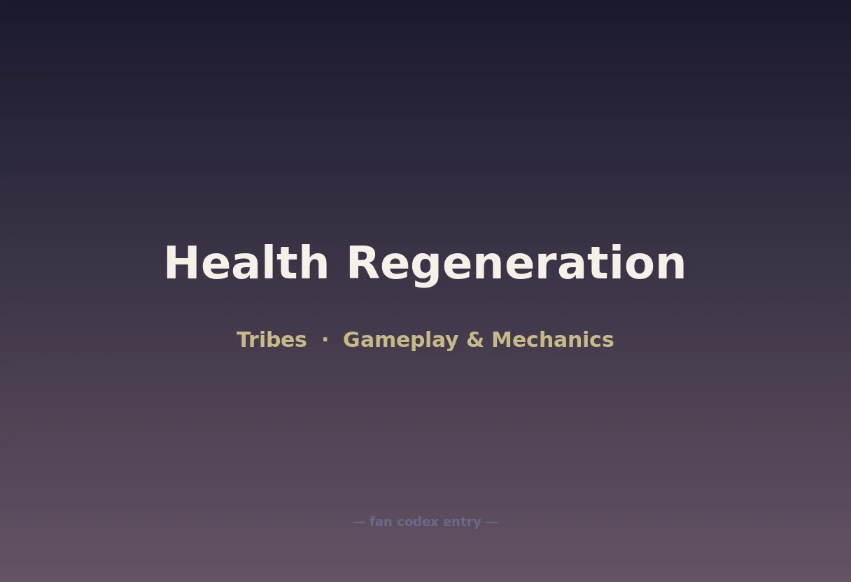 Health Regeneration