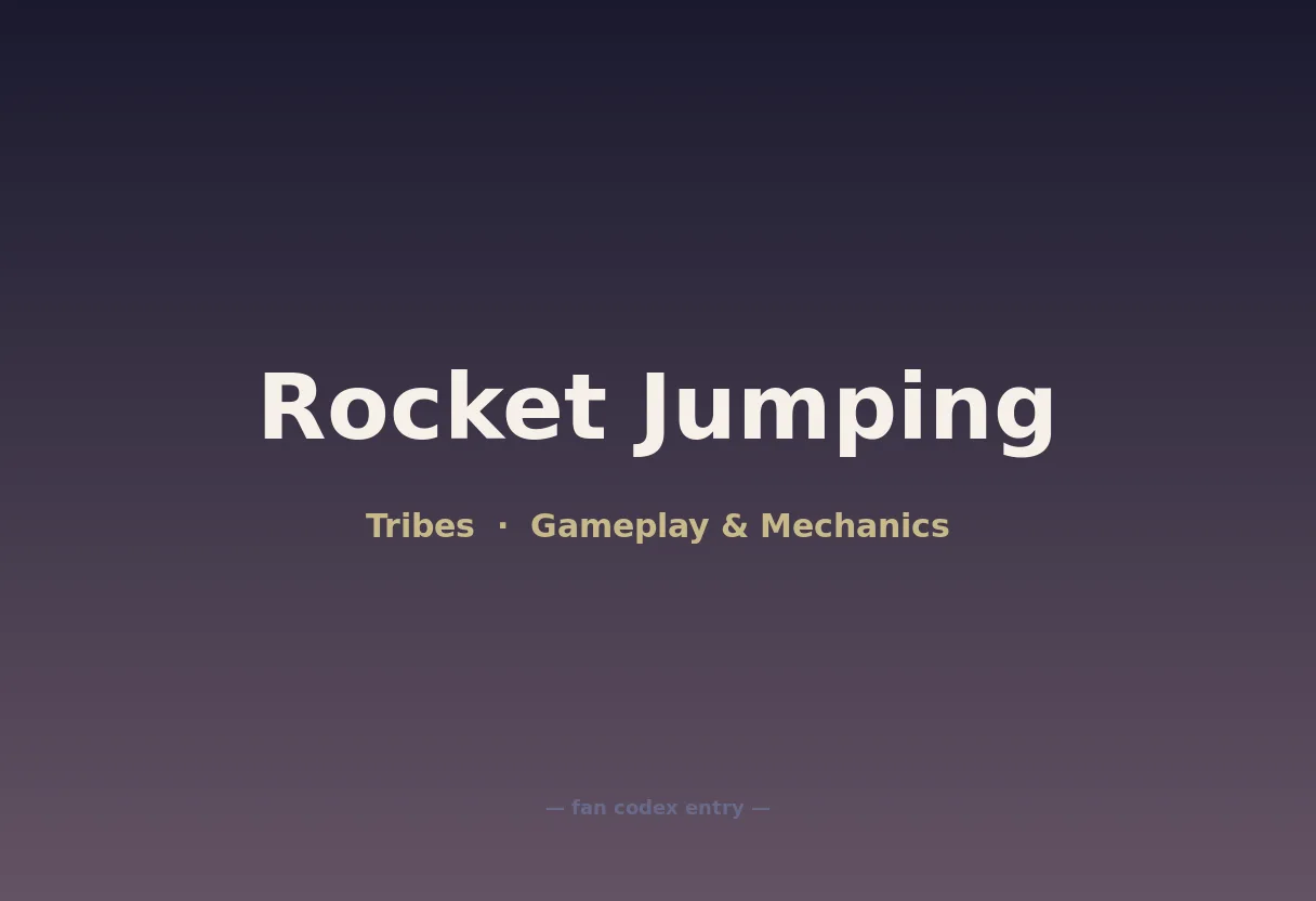 Rocket Jumping