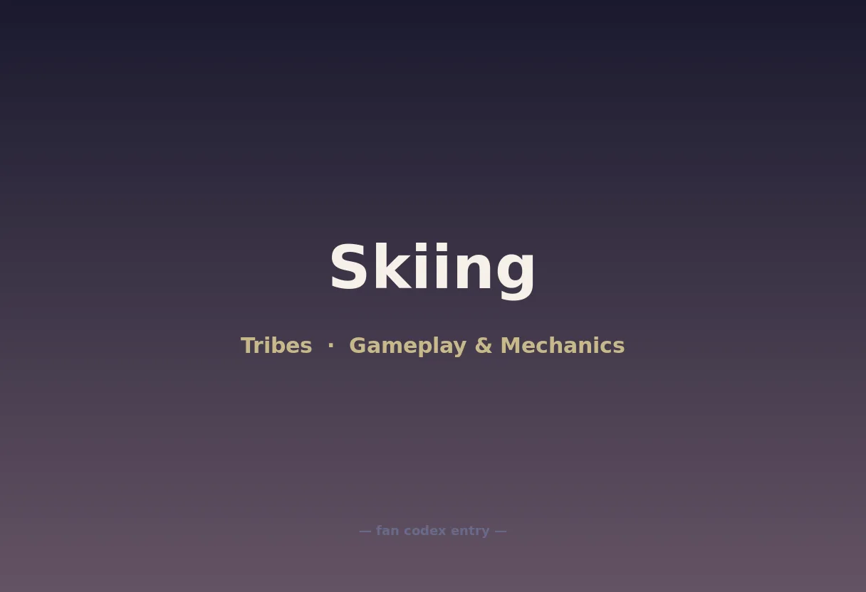 Skiing