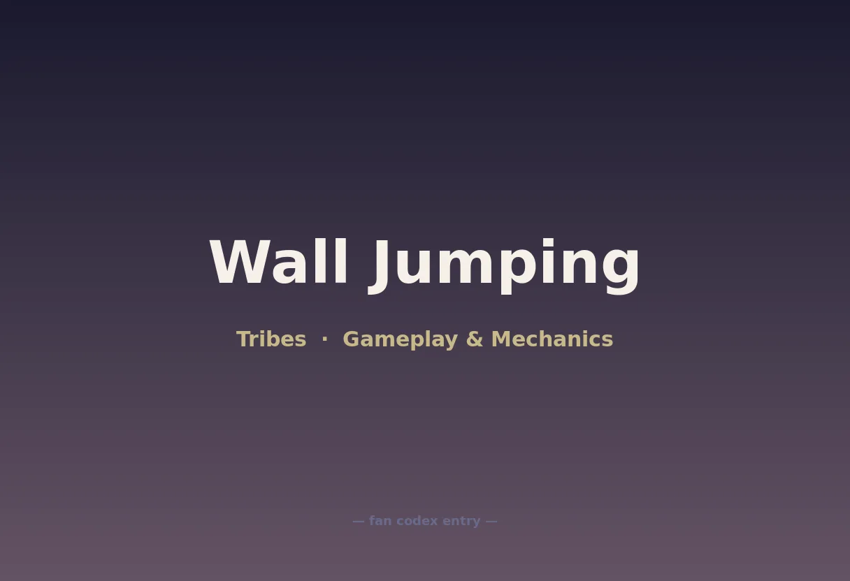 Wall Jumping