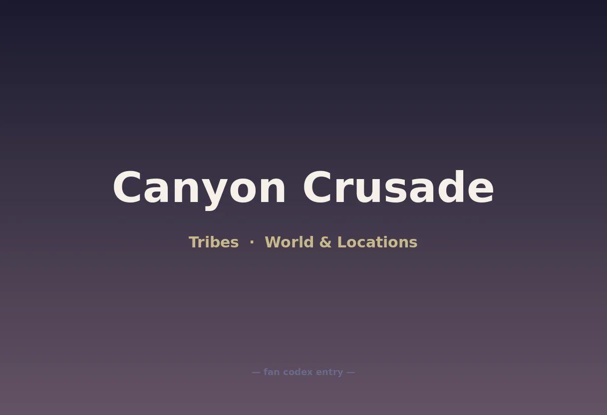 Canyon Crusade