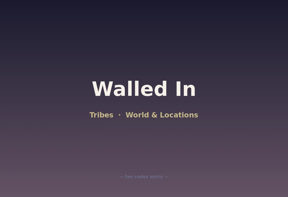 Walled In